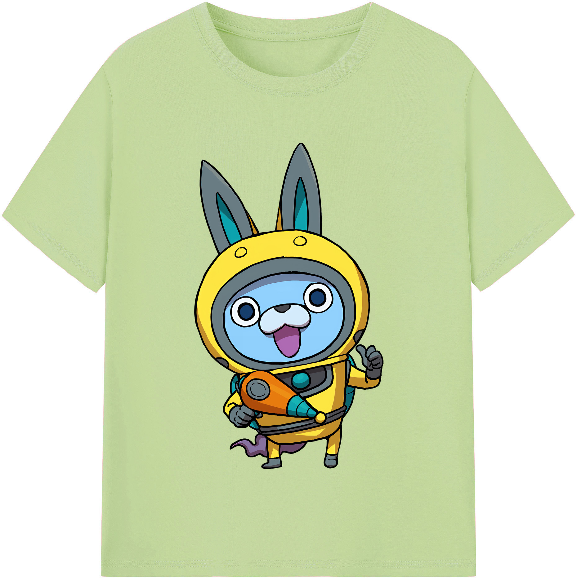 （画像用） 妖怪ウォッチ Yo-kai Watch 綿100％半袖Tシャツ（フロントプリント）